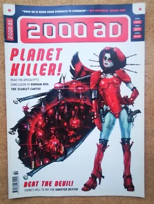 Buy 2000AD Judge Dredd Comic #1089 04/98 - Durham Red / Anderson PSI / Judge Dredd • 3£