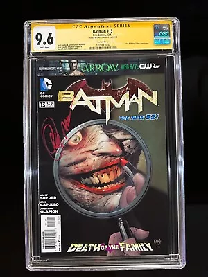 Buy Batman #13 SS CGC 9.6 (2012) Variant - Signed Greg Capullo - Joker, Harley Quinn • 80.05£