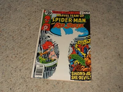 Buy 1979 Marvel Team Up #79 Comic Book Spider-Man Red Sonja - SHE DEVIL!!! • 9.49£