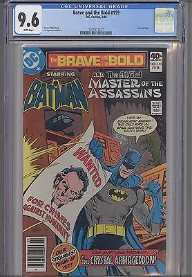 Buy Brave And The Bold #159 CGC 9.6 1980 DC Comic: Batman And Ras Al Ghul: New Frame • 55.28£