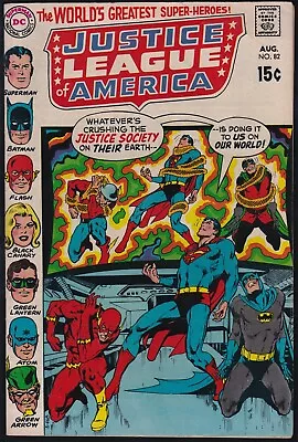 Buy DC Comics JUSTICE LEAGUE Of AMERICA #82 First Earth 2 Batman 1970 FN/VF-! • 11.99£