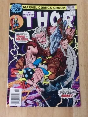 Buy Mighty Thor #248 1976 Sharp Vf-- Asgard In Shambles,odin Mad,much More • 8.83£