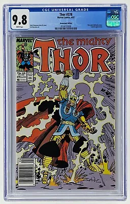 Buy Thor #378  (1987) - Thor Gets Full Body Armor - CGC 9.8 NM/M - Rare Newsstand • 219.95£