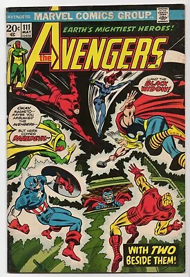 Buy 🔑 AVENGERS #111 - Marvel Comic (1973) Black Widow Joins The Avengers • 17.96£