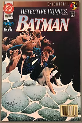 Buy Detective Comics #663 By Dixon Knightfall Bane Newsstand Variant NM/M 1993 • 7.99£