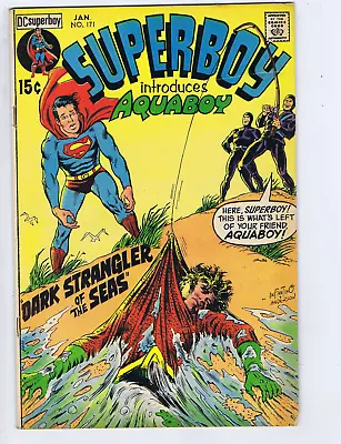 Buy Superboy #171 DC 1971 Superboy Introduces Aquaboy ! 1st Appearance Aquaboy • 20.65£