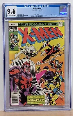 Buy UNCANNY X-MEN #104 CGC 9.6 OW/White Pages 1st Cameo Appearance Of Starjammers NM • 296.48£