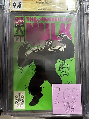 Buy Incredible Hulk #377 1st Appearance Professor Hulk CGC 9.6 Signed Peter David • 144.77£