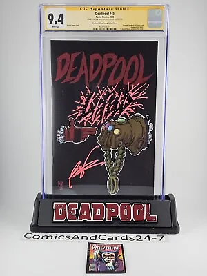 Buy Deadpool #45 Run The Jewels 2023 Mexican Foil CGC 9.4 Signed By Rob Liefeld • 394.18£