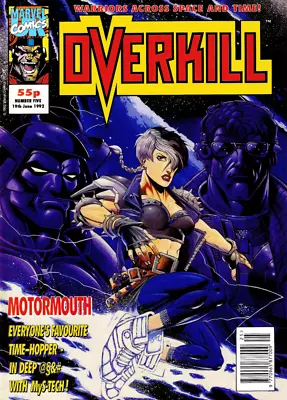 Buy Overkill # 5 Marvel UK Sci-Fi Magazine  19th June 1992 • 4.95£