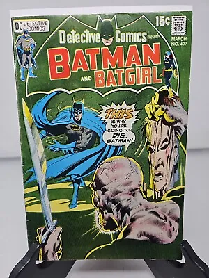 Buy DETECTIVE COMICS #409- Batman And Batgirl DC Comics 1971 Neal Adams Cover  • 7.99£