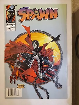 Buy Spawn #24 Rare Newsstand 1:100 Low Print Image Comics 1994 McFarlane Cover Art • 23.99£