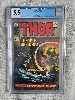 Buy Thor 134 - 1966 - 1st High Evolutionary - Cents Issue - CGC 5.5 • 175£