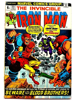 Buy THE IRON MAN #55 (Feb.1973) Comic Marvel 1st Appearance Of Thanos + Drax • 269£