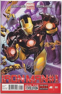 Buy Iron Man #1 2013 Dynamic Forces Signed Greg Land Df Coa Ltd 25 Marvel Comics • 29.95£