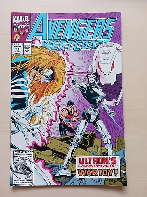 Buy Marvel Comics Avengers Comic No 91 February 1992 • 3.50£