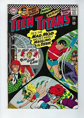 Buy TEEN TITANS # 7 (DC COMICS, MAD MOD App - FEB 1967) FN/VF • 29.95£