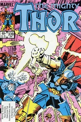Buy Marvel Thor #339 1984 Beta Ray Bill 1st Stormbreaker Comic Book Grade NM 9.4 • 8£