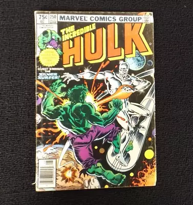 Buy Incredible Hulk #250 Silver Surfer! Cover Soviet Super! Marvel 1980 Mid Grade • 7.93£