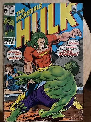 Buy Incredible Hulk #141 1st Appearance Doc Samson !!! Last Prc Drop B4  Cgc!!! • 157.27£