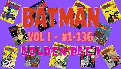 Buy Batman Gold Key Comics On PC DVD Rom (CBR Format) Vol 1 (1-136) • 9.99£