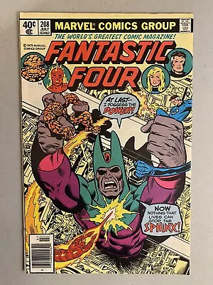Buy Fantastic Four 208, VF- 7.5, Bronze 1979, Sal Buscema, Newsstand! Sphinx & Nova • 10.78£