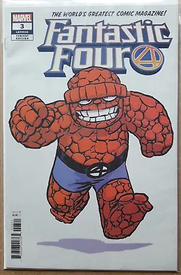 Buy Fantastic Four #3 2018 Skottie Young Variant Cover Marvel 1st Print New Boarded • 15£