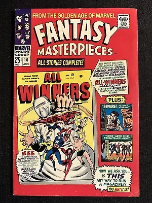 Buy Marvel Comics Fantasy Masterpieces #10 Origin + 1st App All Winners Squad 1967 • 18.93£