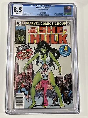 Buy Savage She-Hulk #1 - Newsstand CGC 8.5 White Pages - Origin And 1st Appearance! • 95.13£