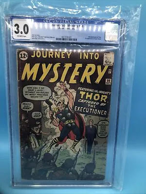 Buy Journey Into Mystery #84 CGC 3.0 Featuring 2nd Appearance Of Thor Marvel Comics • 1,701£