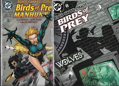 Buy Black Canary Oracle Lot Of 2 - Birds Of Prey  #1 & Birds Of Prey Manhunt #1 (vf) • 3.19£