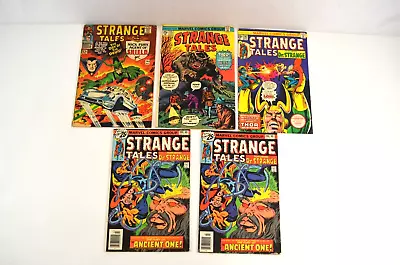 Buy Strange Tales #144 175 182 186 (x2) (Marvel, 1966, 74-76) Lot Of 5 Comic Books • 37.84£