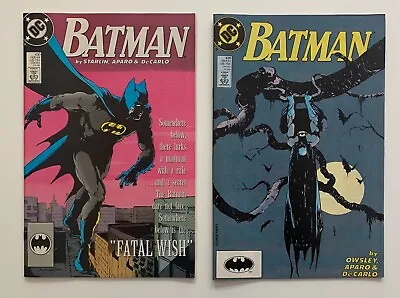 Buy Batman #430 & 431 Copper Age Comics (DC 1989) 2 X VF+ 1st Print Issues • 18.71£