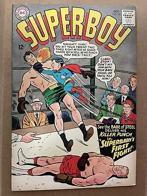 Buy Superboy #124 (DC, 1965) FN; 1st Insect Queen • 19.71£