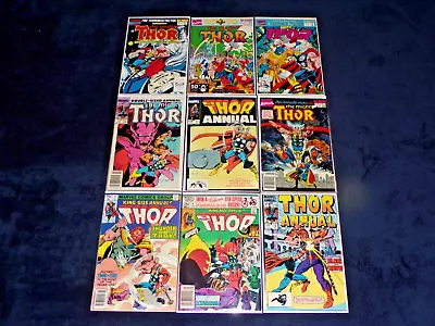 Buy Thor Annual 8 9 11 12 13 14 15 16 17 King-size Annual Mighty Thor Lot 1979 -1992 • 39.52£
