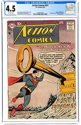 Buy Action Comics #241 (Jun 1958, D.C. Comics) CGC 4.5 VG+ | 1462751007 • 319.80£