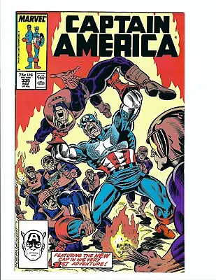 Buy Captain America 335, VF/NM 9.0, Marvel 1987, Joe Sinnott, 1st Watchdogs 🇺🇸 • 7.12£