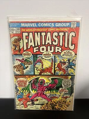 Buy Fantastic Four #140 Origin Of Annihilus! Marvel 1973 • 5.53£