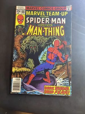 Buy Marvel Team Up # 68 -spider-man & The Man-thing-1st App D'spayre- Byrne • 9.63£