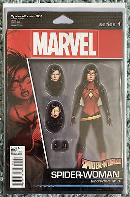 Buy Spider-Woman #1 Marvel Comics 2016 Action Figure Variant Sent In A Cboard Mailer • 5.49£