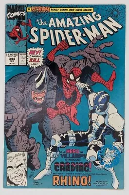 Buy Amazing Spider-Man #344 Direct Marvel 1991 1st Appearance Of Cletus Kasady VGC • 15.04£