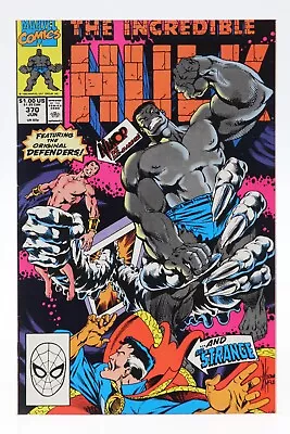 Buy Incredible Hulk (1962) #370 1st Print Defenders Namor Doctor Strange Keown NM- • 4.95£