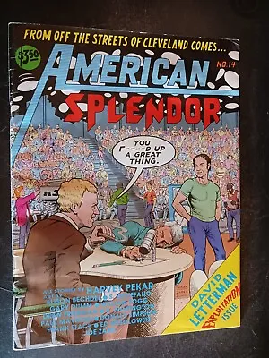 Buy American Splendor #14 1989 By Harvey Pekar David Letterman Slice Of Life Comic • 14.16£