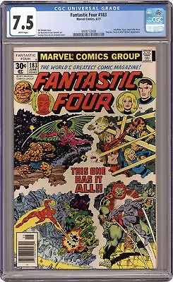 Buy Fantastic Four #183 CGC 7.5 1977 4408153008 • 36.78£