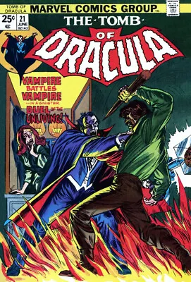 Buy Tomb Of Dracula (1972) #  21 (4.5-VG+) 1974 • 12.15£