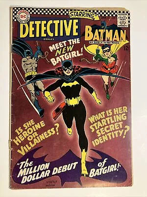 Buy Detective Comics #359 1967 1st Barbara Gordon Batgirl Key Issue VG+ • 377.31£