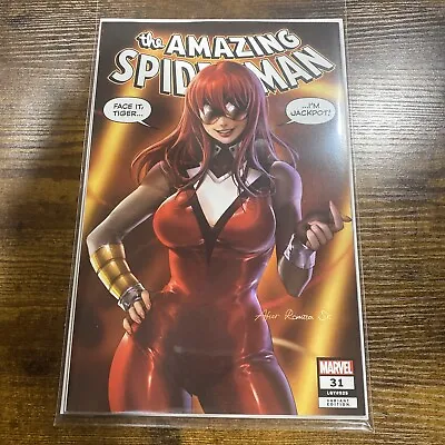 Buy Amazing Spider-man #31 * Nm+ * Leirix Li Variant Le To 800 Coa Mary Jane Jackpot • 51.24£