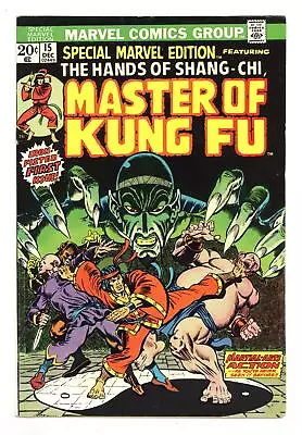 Buy Special Marvel Edition #15 FN- 5.5 1973 1st App. Shang Chi • 158.78£