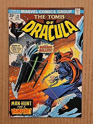 Buy Tomb Of Dracula #20 With MVS Mavel 1974 VF- • 16.08£