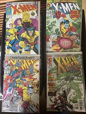 Buy Bulk Lot Of Uncanny X-Men 275, 292, 293 & 374 Marvel Comics VF Set • 12£